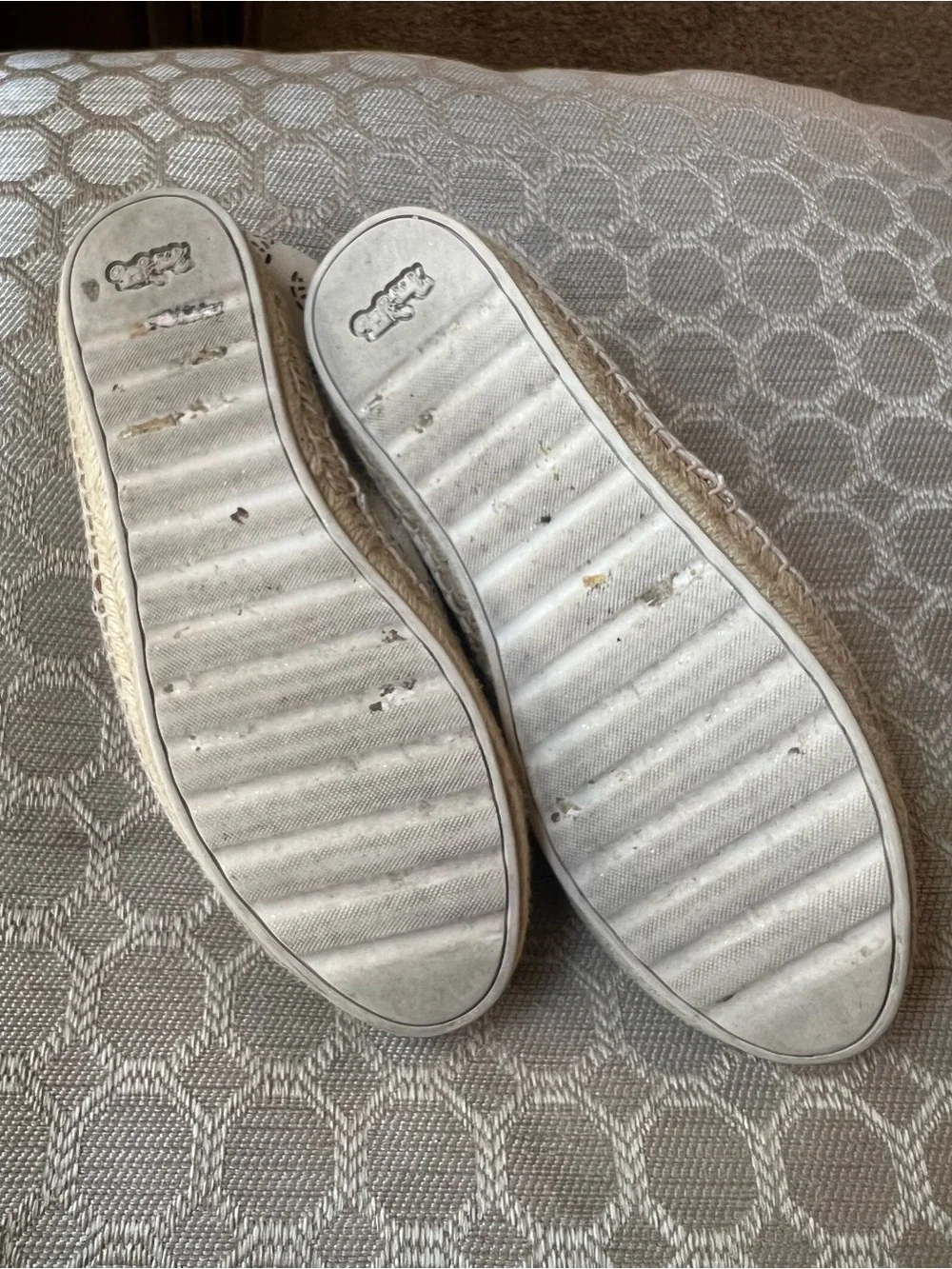 Coach Astor Rose cutout Espadrille Flats